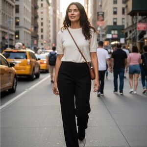 Notations Black Women's Trousers